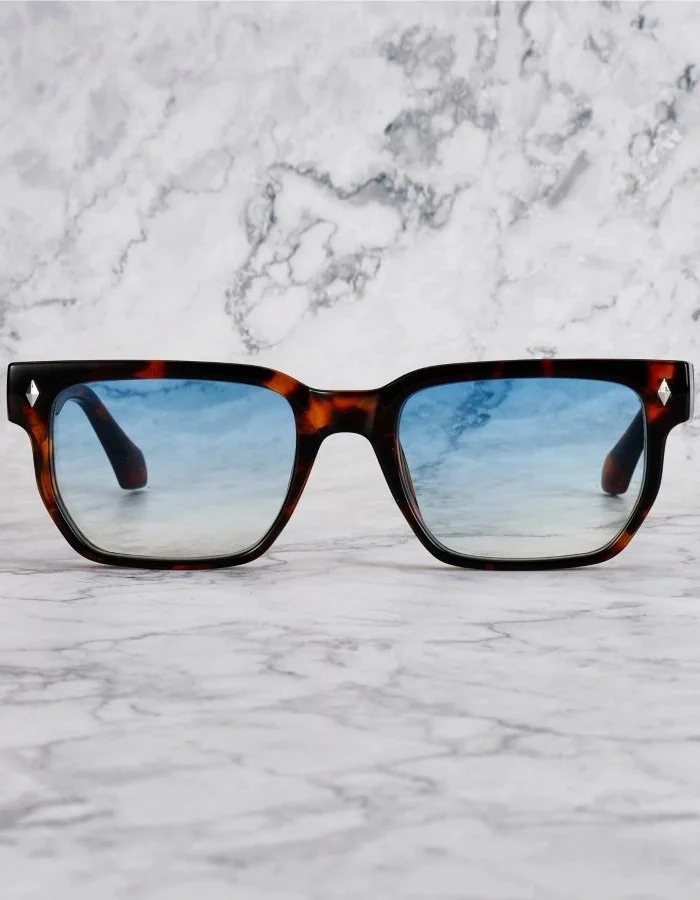 Explicit Poets Explicit Poets 22EP4-MAX-TORTOISE-GRADIENT BLUE Stylish Sunglasses